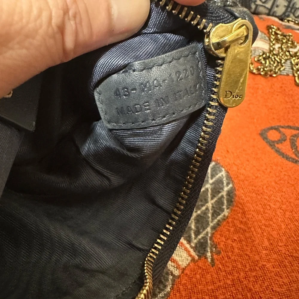 Dior Small Saddle Pouch with Chain - Picture 15 of 15